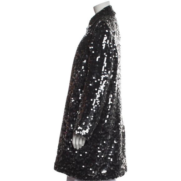 Frances Valentine Sequin Barn Jacket - Size Large - Picture 6 of 10